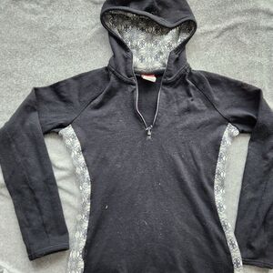 Icebreaker Black and Gray Merino Jacket
